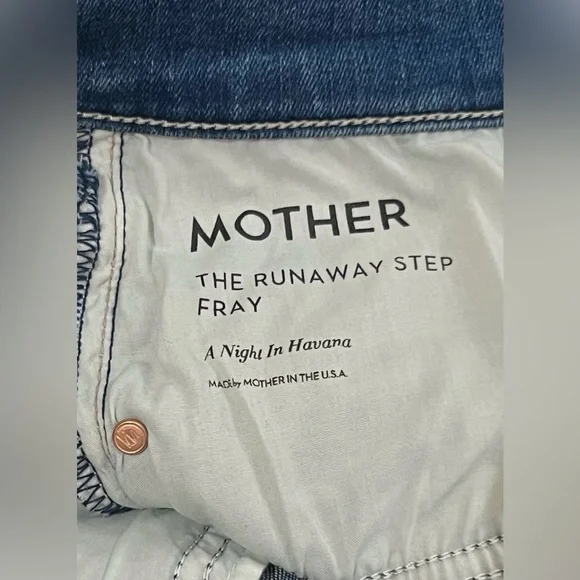MOTHER Runaway Step Flare, Size 27, NWT - Picture 11 of 12